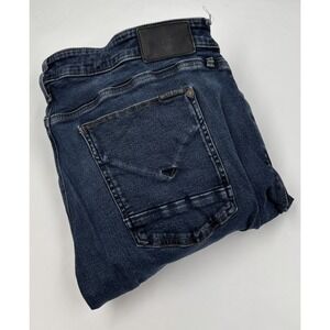Hudson Men's 40 Straight‎ Dark Wash Blue Denim Jeans